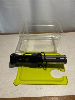 1100W Sous Vide Precision Cooker + 12Qt Container + Silicone Lid - Complete Kit